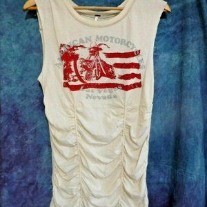 Free People American Motorcycle Las Vegas Tank Top